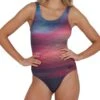 Speedo Digital Placement U-Back Damen Badeanzug Blau/rosa/gelb -Speedo Verkaufsgeschäft 8 07336d776 1