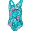 Bademode Speedo Tribe Ldol Allover Splashback Blau Lila Mädchen -Speedo Verkaufsgeschäft 8 07386B850 A