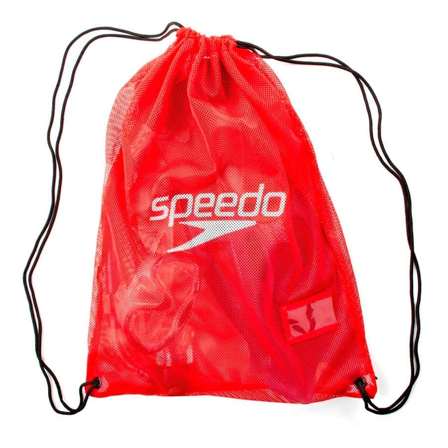 Schwimmbeutel Speedo Equipment Mesh Bag Rot 3 Schwimmbeutel Speedo Equipment Mesh Bag Rot
