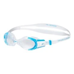 Schwimmbrille Speedo Futura Biofuse Flexiseal Blaugold Mit Transparenten Gläsern Kind