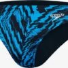 Speedo Allover 7 Cm Brief Badehose Eco EnduraFlex - 6 Black/blue