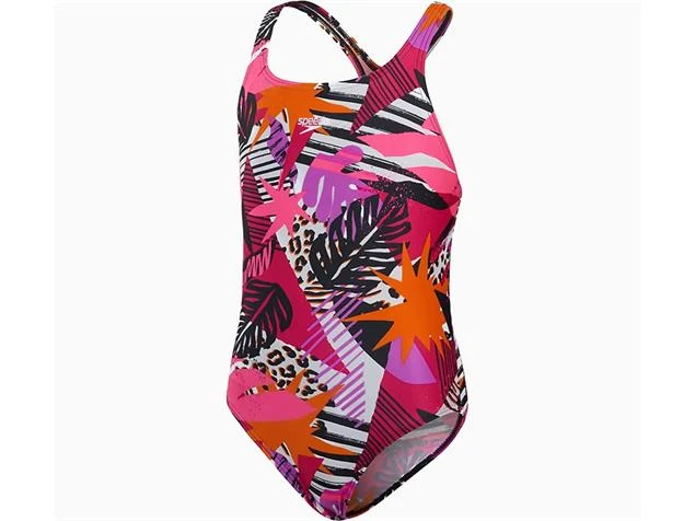 Speedo Allover Mädchen Badeanzug Medalist - Eco Endurance+ - 176 Navy/pink 3 Speedo Allover Mädchen Badeanzug Medalist - Eco Endurance+ - 176 Navy/pink