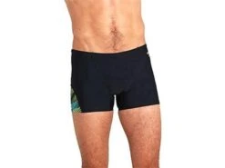 Speedo Allover V-Cut Aquashort Badehose Eco EnduraFlex - 6 Black/blue