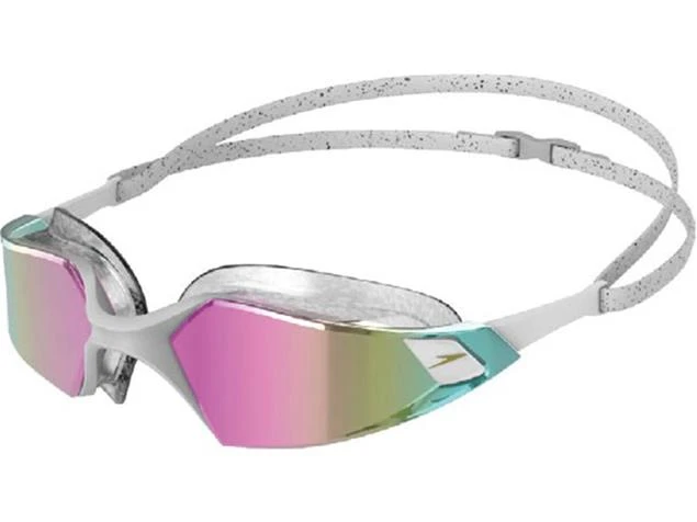 Speedo Aquapulse Pro Mirror Schwimmbrille White-clear/purple Gold 3 Speedo Aquapulse Pro Mirror Schwimmbrille White-clear/purple Gold
