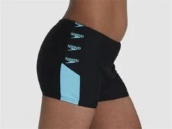 Speedo Boom Logo Splice Aquashort Jungen Badehose Endurance10 - 128 Black/blue