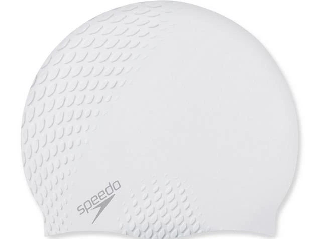 Speedo Bubble Active + Silikon Badekappe - White 4 Speedo Bubble Active + Silikon Badekappe - White – Bild 2