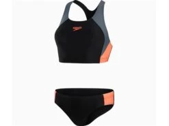 Speedo Colourblock Splice Schwimmbikini Endurance10 - 42 Black/grey