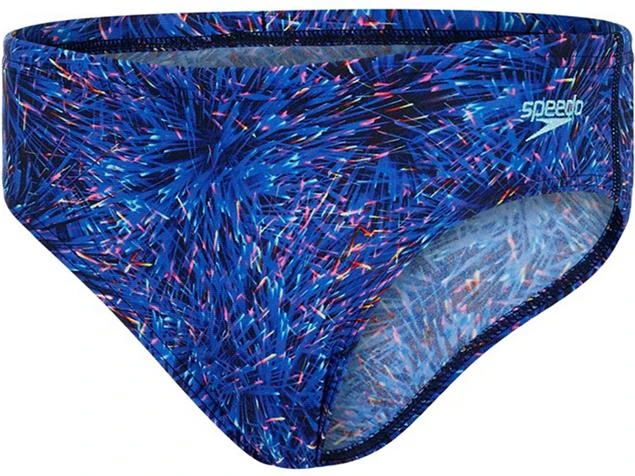 Speedo Digi Allover Jungen 6.5 Cm Brief Badehose Eco Endurance+ - 140 Black/blue 3 Speedo Digi Allover Jungen 6.5 Cm Brief Badehose Eco Endurance+ - 140 Black/blue