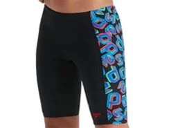 Speedo Digi Allover Panel Jammer Jungen Badehose Eco Endurance+ - 152 Black/red