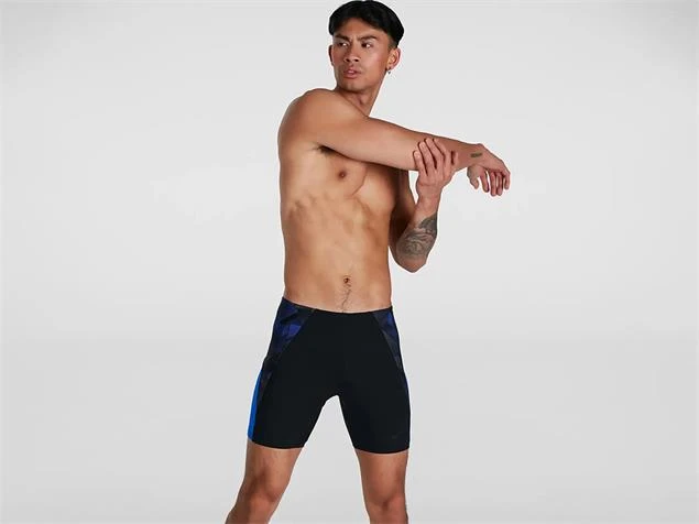Speedo Eco End+ Splice Jammer Badehose Eco Endurance+ - 7 Black/blue 4 Speedo Eco End+ Splice Jammer Badehose Eco Endurance+ - 7 Black/blue – Bild 2