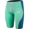 Speedo Fastskin LZR Pure Intent Wettkampfhose - 28 (D2) Green Glow/nordic Teal/white