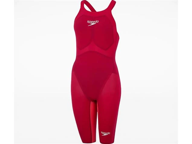 Speedo Fastskin LZR Pure Valor Wettkampfanzug Openback Kneeskin - 24 (D28) Dark Magenta/phoenix Red 3 Speedo Fastskin LZR Pure Valor Wettkampfanzug Openback Kneeskin - 24 (D28) Dark Magenta/phoenix Red