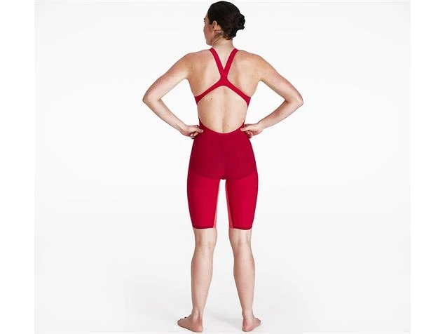 Speedo Fastskin LZR Pure Valor Wettkampfanzug Openback Kneeskin - 24 (D28) Dark Magenta/phoenix Red 6 Speedo Fastskin LZR Pure Valor Wettkampfanzug Openback Kneeskin - 24 (D28) Dark Magenta/phoenix Red – Bild 4
