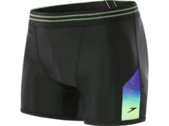 Speedo Hydrosense Panel Aquashort Badehose Powerflex Eco - 4 Black/blue