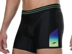 Speedo Hydrosense Panel Aquashort Badehose Powerflex Eco - 4 Black/blue -Speedo Verkaufsgeschäft Hydrosense20Panel20Aquashort20Badehose blackblue 4