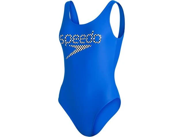 Speedo Logo Deep U-Back Badeanzug Endurance10 - 34 Bondi Blue 3 Speedo Logo Deep U-Back Badeanzug Endurance10 - 34 Bondi Blue