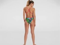 Speedo Lucid Jungle Allover Badeanzug V Back - Endurance+ - 42 Green/blue -Speedo Verkaufsgeschäft Lucid20Jungle20Allover20Badeanzug greenbl 3