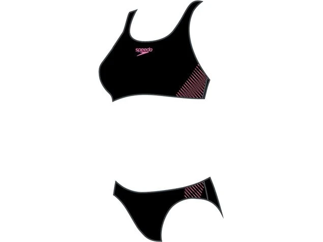 Speedo Placement Schwimmbikini Eco Endurance+ - 42 Black/pink 3 Speedo Placement Schwimmbikini Eco Endurance+ - 42 Black/pink