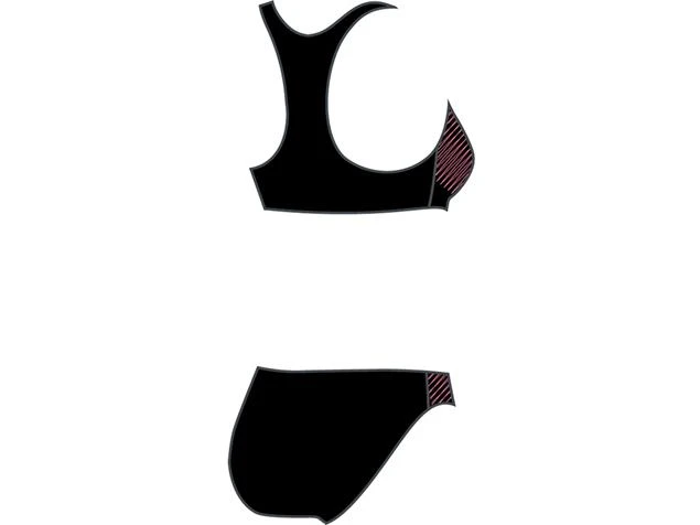 Speedo Placement Schwimmbikini Eco Endurance+ - 42 Black/pink 4 Speedo Placement Schwimmbikini Eco Endurance+ - 42 Black/pink – Bild 2
