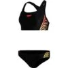 Speedo Placement Schwimmbikini Endurance10 - 34 Black/yellow