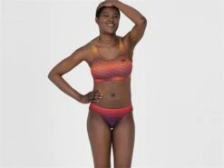 Speedo Placement U-Back Schwimmbikini Endurance10 - 34 Navy/orange -Speedo Verkaufsgeschäft Placement20U Back20Schwimmbikini navyorangr 3