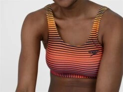 Speedo Placement U-Back Schwimmbikini Endurance10 - 34 Navy/orange -Speedo Verkaufsgeschäft Placement20U Back20Schwimmbikini navyorangr 5