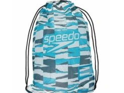 Speedo Printed Mesh Bag Tasche - Artic Teal/black/white