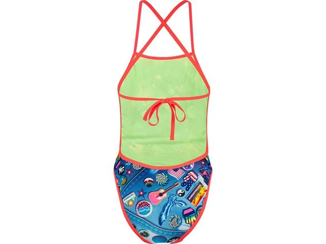 Speedo Retro Pop Flipturns Badeanzug Tieback - Endurance+ - 34 Blue/red 4 Speedo Retro Pop Flipturns Badeanzug Tieback - Endurance+ - 34 Blue/red – Bild 2