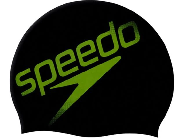Speedo Reversible Silikon Badekappe Black/fluro Yellow 3 Speedo Reversible Silikon Badekappe Black/fluro Yellow