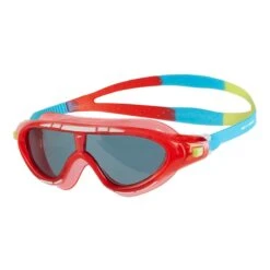 Schwimmbrille Speedo Biofuse Rift Junior Rot/blau Kinder