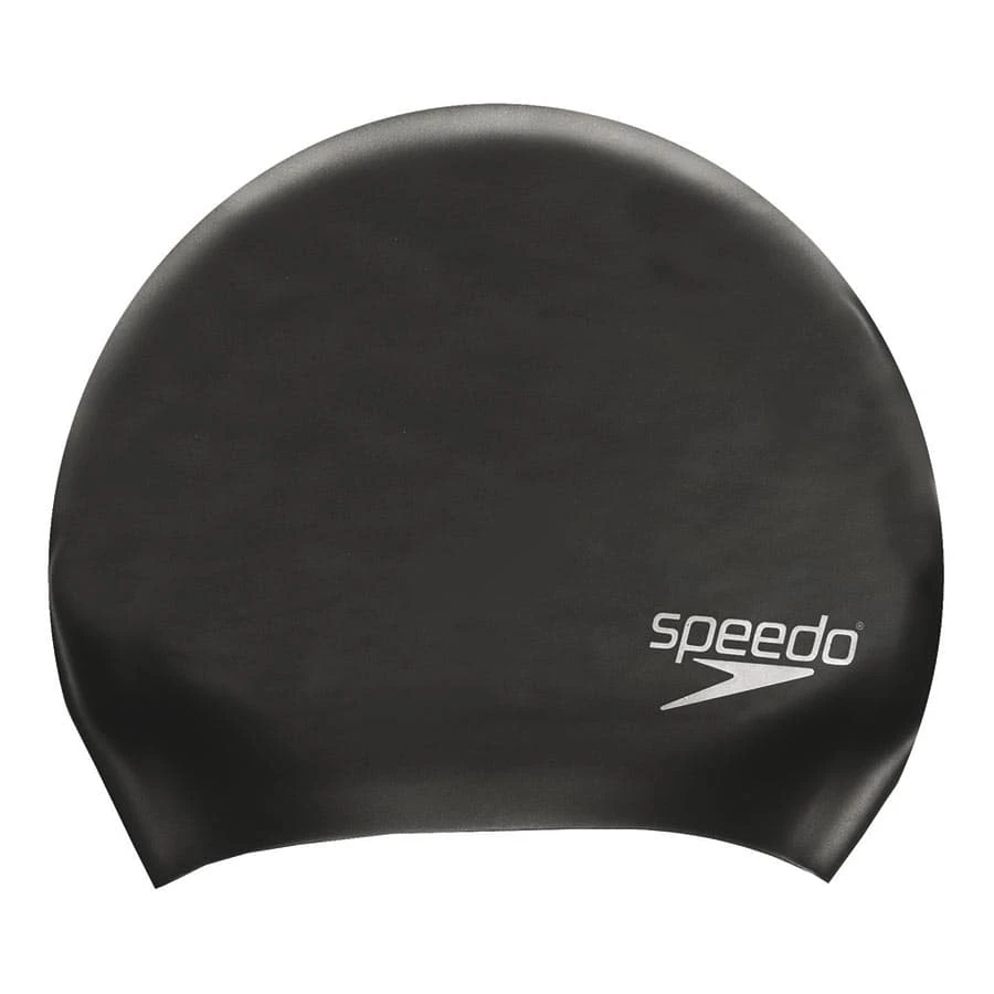 Schwimmkappe Speedo Long Hair Schwarz 3 Schwimmkappe Speedo Long Hair Schwarz