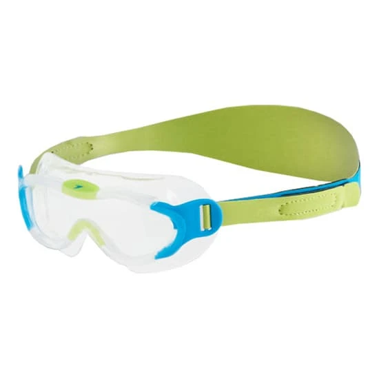 Schwimmbrille Speedo Biofuse Sea Squad Maske Grün Blau Kind 3 Schwimmbrille Speedo Biofuse Sea Squad Maske Grün Blau Kind