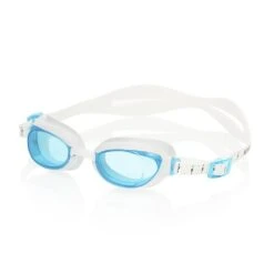 Schwimmbrille Speedo Aquapure Weiß Mit Blauen Gläsern Frau