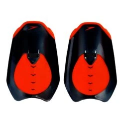 Handpaddel Speedo Fastskin Hand Paddle Schwarz/rot