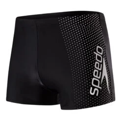Badehose Speedo Gala Logo Aquashort Schwarz/weiß