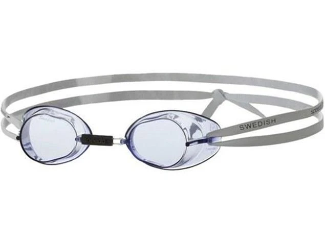 Speedo Swedish Schwimmbrille - White/blue 3 Speedo Swedish Schwimmbrille - White/blue