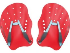 Speedo Tech Hand-Paddles Lava Red/chilli Blue - L