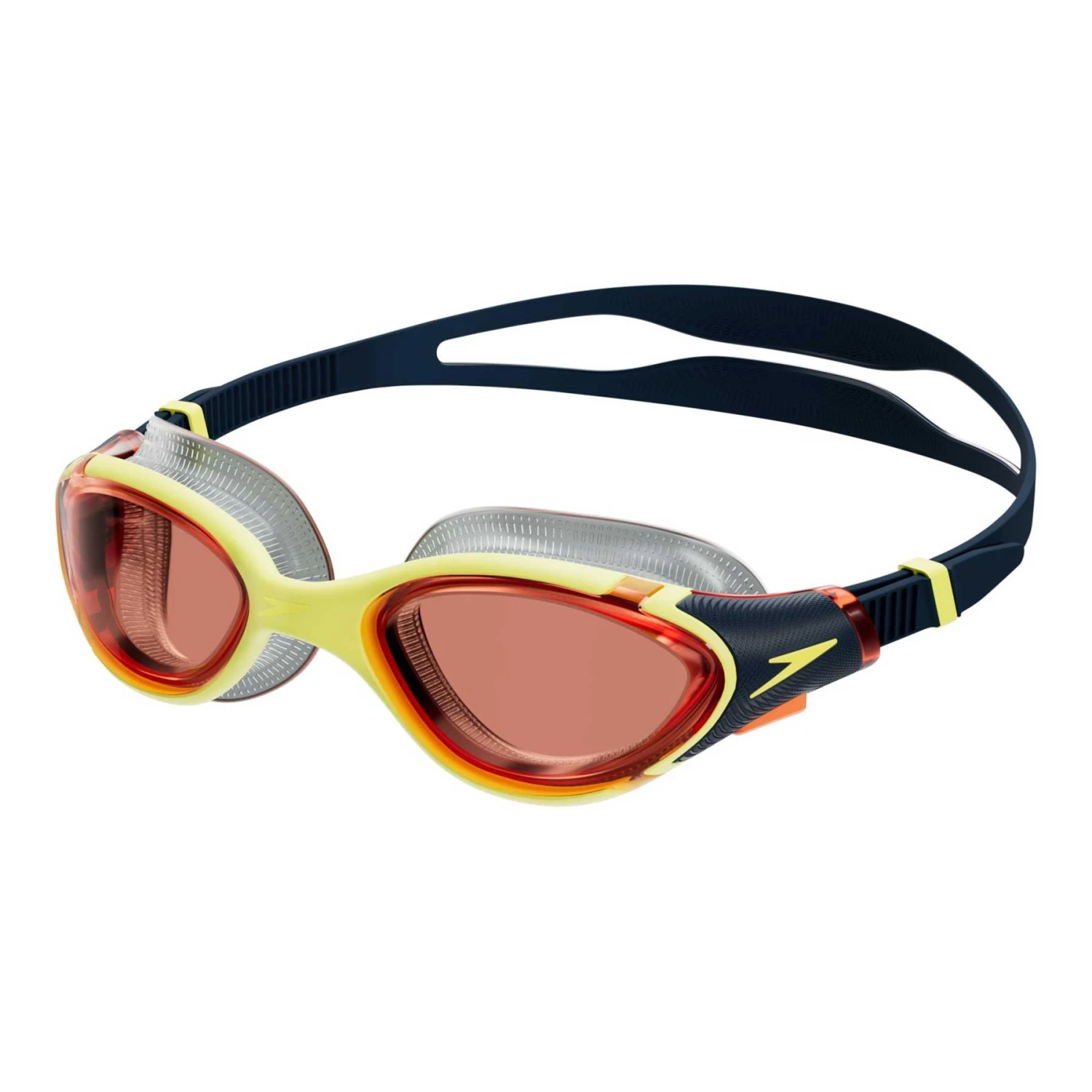 Speedo Biofuse 2.0 Schwimmbrille Schwarz/gelb Mit Orangenen Transparenten Gläsern 3 Speedo Biofuse 2.0 Schwimmbrille Schwarz/gelb Mit Orangenen Transparenten Gläsern
