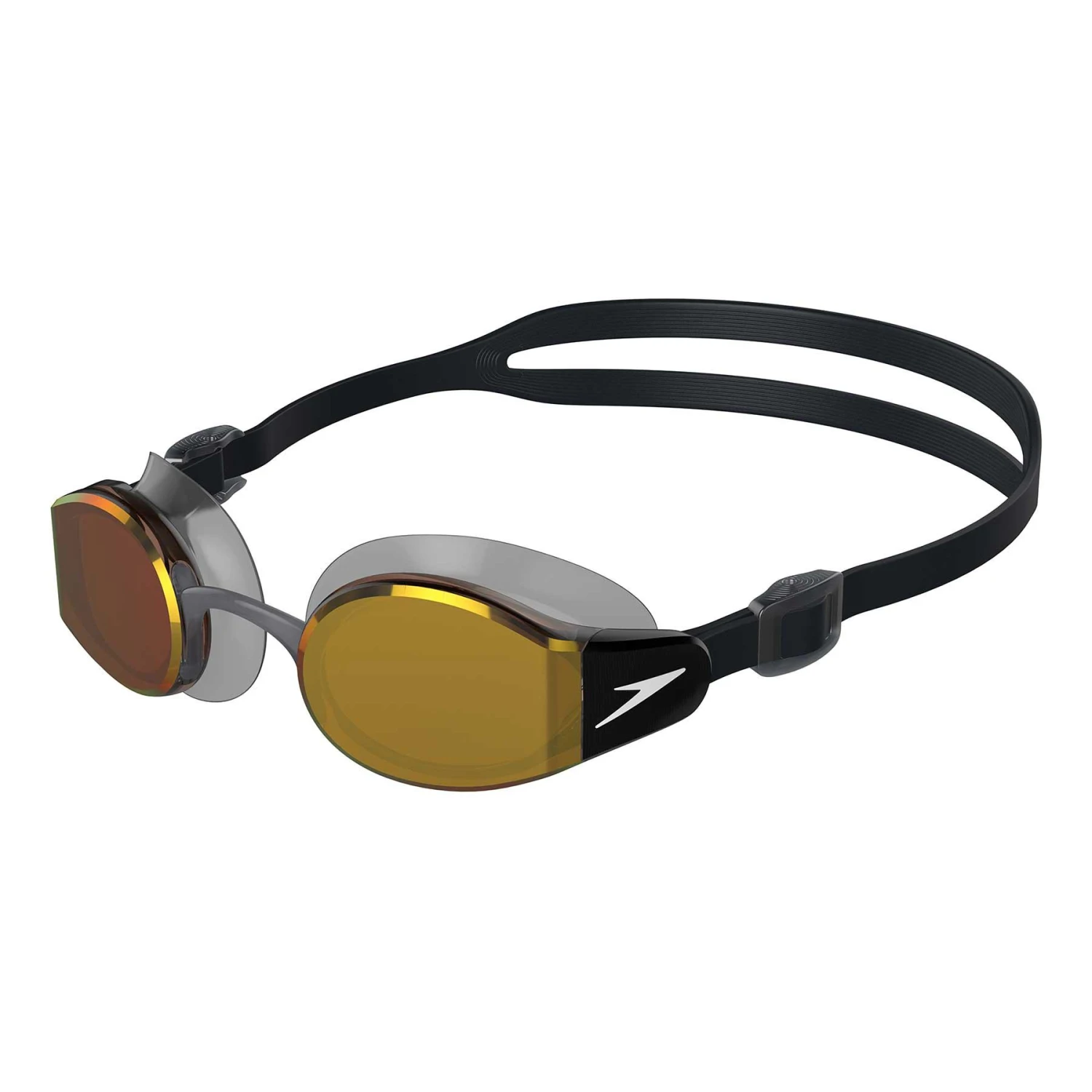 Speedo Mariner Pro Schwimmbrille Schwarz Mit Goldenen Verspiegelten Gläsern 3 Speedo Mariner Pro Schwimmbrille Schwarz Mit Goldenen Verspiegelten Gläsern