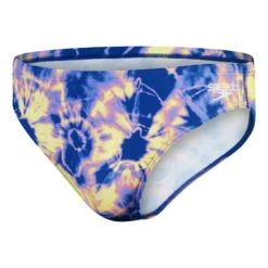 Speedo Escape Back Logo 5 Cm Badehose Marineblau/lila/gelb