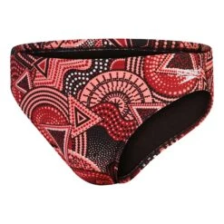 Speedo Escape Back Logo 5 Cm Badehose Rot/rosa/weiß