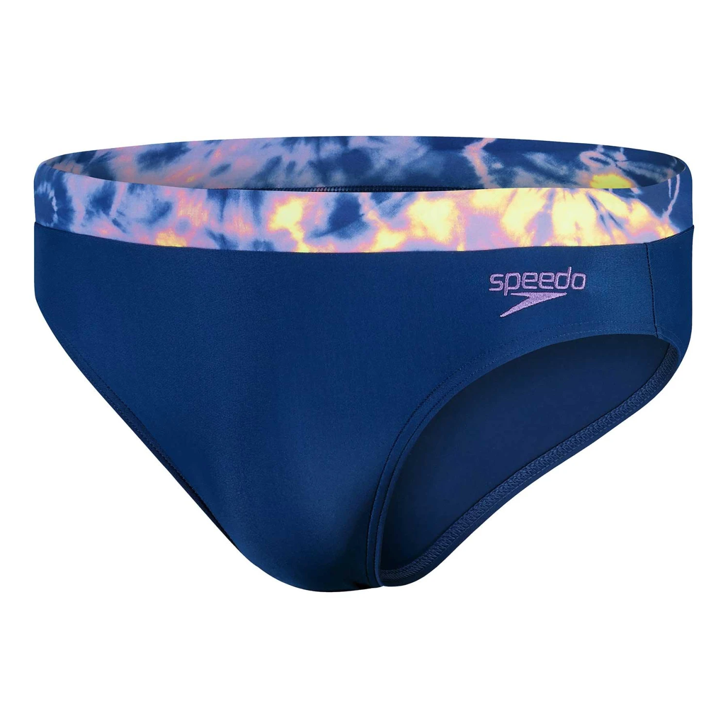 Speedo Big Logo 7 Cm Badehose Dunkelblau/gelb/rosa 3 Speedo Big Logo 7 Cm Badehose Dunkelblau/gelb/rosa