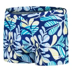 Speedo Escape Aquashort Badehose Hellblau/gelb/dunkelblau