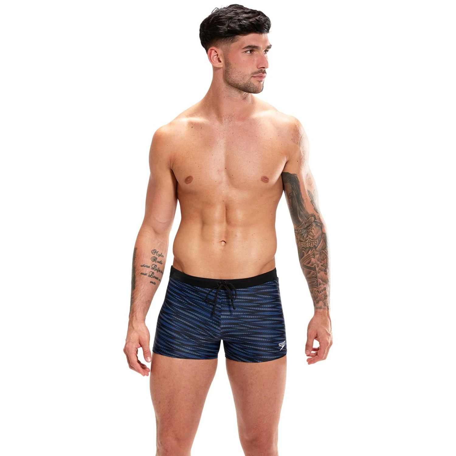 Speedo Valmilton Badehose Dunkelblau/schwarz/grau 3 Speedo Valmilton Badehose Dunkelblau/schwarz/grau