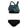Speedo Hyperboom Damen Bikini Schwarz/blau/grau -Speedo Verkaufsgeschäft so 8 00305106879 001