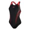 Speedo Plastisol Laneback Damen Badeanzug Schwarz/rot/weiß 2 Speedo Plastisol Laneback Damen Badeanzug Schwarz/rot/weiß -Speedo Verkaufsgeschäft so 8 00305414841 001