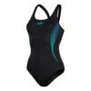 Speedo Placement Muscleback Damen Badeanzug Schwarz/türkis/marineblau 2 Speedo Placement Muscleback Damen Badeanzug Schwarz/türkis/marineblau -Speedo Verkaufsgeschäft so 8 00305814837 001