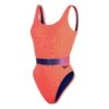 Speedo Belted Deep U-Back Damen Badeanzug Orange/lila 1 Speedo Belted Deep U-Back Damen Badeanzug Orange/lila -Speedo Verkaufsgeschäft so 8 00307415485 001