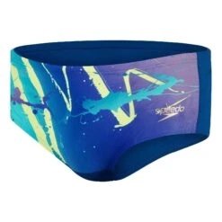 Speedo Placement Digital Badehose 14 Cm Lila/türkis/hellgelb