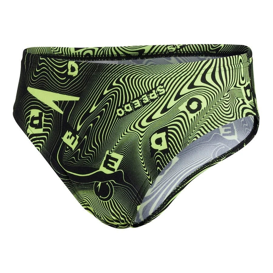 Speedo Allover Jungen Badehose Gelb/schwarz 3 Speedo Allover Jungen Badehose Gelb/schwarz